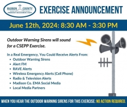 Community Exercise on June 12th around 8:30AM 