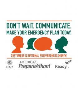 NATIONAL PREPAREDNESS MONTH - BE PART OF THE SOLUTION